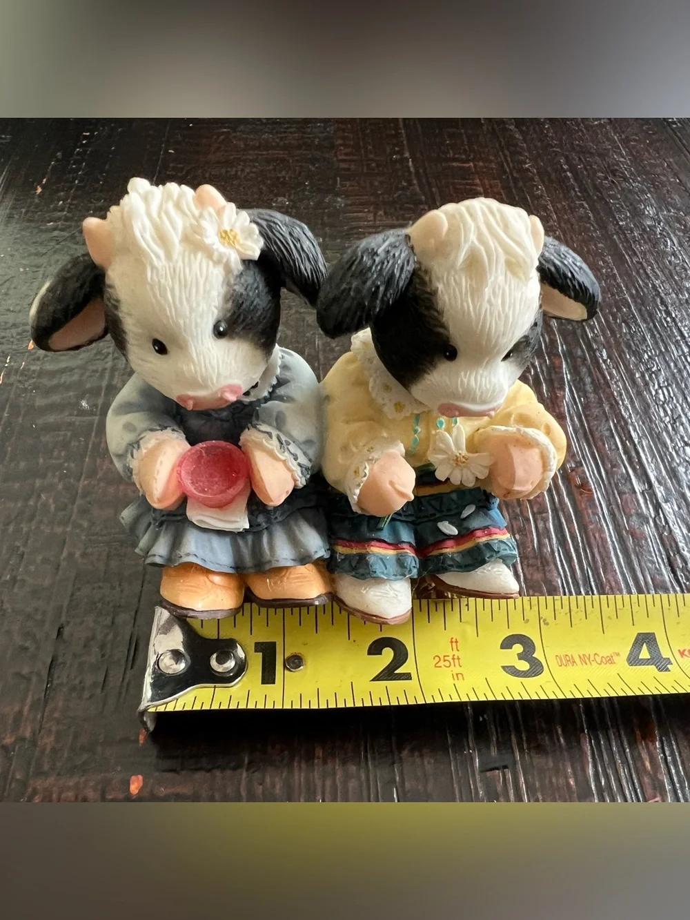 Mary’s Moo Moos Enesco Wallflowers DBL FIG “A Friend Is Always There Beside Moo”